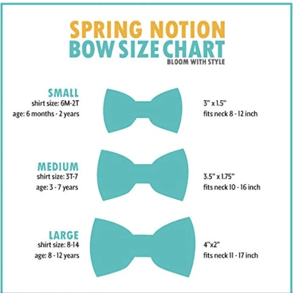 Spring Notion Boys' Linen Blend Bow Tie, Small